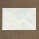 Vintage Set Of 6 Envelopes  White With Vibrant Colorful Floral Interior Liner
