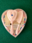 Vintage Nos 1950s Sanitoy No  1538 Brush   Comb In Heart Shape Case  New Unused