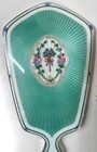 Foster   Bailey Sterling Silver Guilloche Enamel Vanity Or Dresser Set