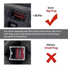 Passenger Right Side Power Fold Mirror For 2015-2020 Ford F-150 Heated Chrome