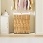 Laundry Hamper With Lid  90l Clothes Hamper With 2 Removable Liner Bags   2 Mesh