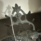 Vintage European Spelter Horse Inkwell Collectible Desktop Item