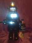 Robby The Robot Vintage Battery Operated Talking walking Robot 