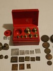 Lot Of Asst  Old Vintage Scale Weights Loose Apothecary  Balance Grams Antique
