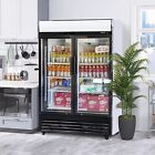 Fricool 51  Glass Door Merchandiser Refrigerator Beverage Cooler Swing Door New