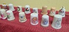 23 Vintage Mixed Lot Of Thimbles Mostly Floral