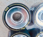 Varsity Plus Roller Skate Wheels set Of 8  Black Aluminum Hub 57mm 32mm Usa Made