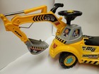 Ride-on Excavator Digger Scooter Pulling Car Pretend Play Construction Truck