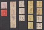 Ceylon  Collection Of Gv Perfinned Stamps