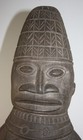 Carved Wood Edo Benin Warrior African Tribal Art Statue Figure