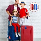 12 Pack Aluminum Luggage Tags Set With Name Id Card For Travel Luggage Baggage