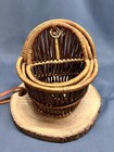 Vintage Wicker Wall Hanging Nesting Baskets - Set Of 3