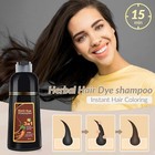 Meidu 500ml 3 In 1 Hair Dye Shampoo Instant Color Dye Herbal Ingredients Us Ship