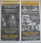 Belfast Fyc Academy Award 4 Page Los Angeles Times Promo Ad Kenneth Branagh