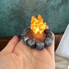 Bonfire Flame 1 12 Scale Dollhouse Miniatures Accessories Vintage Outdoor Garden