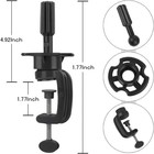 Wig Mannequin Head Stand 2 Pack Mannequin Head Holder Clamp For Cosmetology