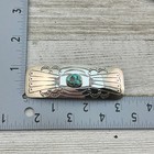 Sterling Silver Turquoise Hair Barrette Navajo Jolene Begay 460