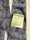 Ermenegildo Zegna Silk Men   s Tie W An Embroidered Paisley Pattern N w t