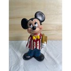 Vintage Walt Disney Productions Mickey And Minnie Mouse Figurines Lot Of 2