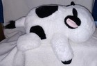 Moonmeadow Weighted Plush Black   White Cow 14 5  Nwt