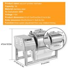 18l Meat Tumbler Marinator Commercial Vacuum Vegetable Chicken Curing Machine