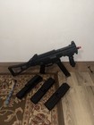 Heckler   Koch Ump Electric Airsoft Gun Black With Magazines And Battery
