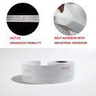 Dot-c2 Reflective Tape white Silver 2inch X30 Feet Waterproof Conspicuity Safety