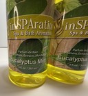 Insparation Spa   Bath Aromatherapy Eucalyptus Mint Liquid 9oz Spa Hot Tub X2 1e