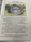 Kentucky State Police Patch State Of Kentucky 4  -  Unused