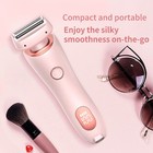 2 In 1 Hair Removal Epilator Usb Rechargeable Trimmer Women Body Razor Face Leg 
