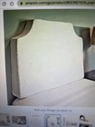 Cushion Headboard  White Twin Portable Cushion For Twin Xl  Lofted Or Bunk Bed 
