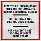 Super Tech Brake Parts Cleaner  Non-chlorinated  14 5 Oz  - Free Shipping