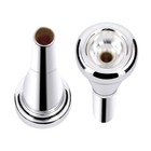 Trumpet Mouthpiece 5c Silver Plated Bullet Shape Vacuum Pack