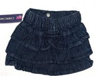 Cherokee Denim Baby Skirt Ruffled Size Newborn