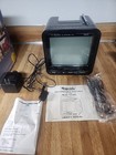 Vintage Rhapsody Personal Portable 7  Black   White Tv 647 W  Ac Adaptor  works 