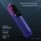 Ez Tattoo Gun Kit - Wireless Tattoo Machine Kit Complete With Rotary Tattoo M   