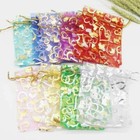 100pcs Organza Gift Bags Wedding Party Favour Xmas Jewellery Candy Pouches New 