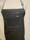 Wendy s Black Bib Apron Uniform Employee Logo  One Size Unisex