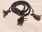 Tibetan Buddhist Prayer Beads  108 Bone Beads Mala With Counting Beads  8 5mm