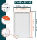 10 X 16 White Plastic Access Panel  Service Shaft Door Panel 