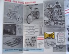   Rare 80 s Old School Bmx Boss Racing Products Brochure Pro Racer Freestyler  