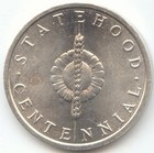1961 Kansas Centennial Medal  So-called Dollar  Hk-586  0 900 Fine Silver  Bu