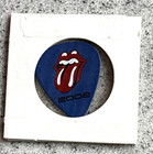 The Rolling Stones 2002 Licks Tour Guitar Pick Dark Blue Richards Jagger Rare