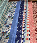 Lot Of Beautiful Cotton Fabric For Quilts   Crafts 11  Yards Multi-colored