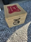 Miller High Life Wooden  Chest Cooler With Leather Handles 24    X 18   1 2 X 14   1 2