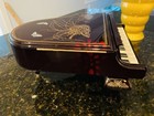 Gorgeous Vintage Russian 60s Piano Jewelry Music Box With Bride   Groom