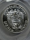 1966 Panama 1 2 Balboa Silver Clad Proof Graded Pr 67 Cameo By Anacs