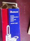 American Lock Ic Core Padlock Brass Body Boron Shackle --body Only No Cylinder--