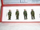 Vtg Britains British Inf Battledress Mixed Set  Boxed