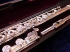 Yamaha Yfl-871dh Professional Flute H-foot Open Hole All Silver Used